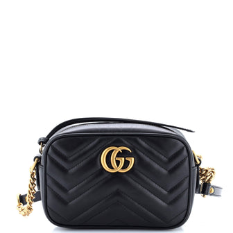 Gucci GG Marmont Shoulder Bag Matelasse Leather Mini