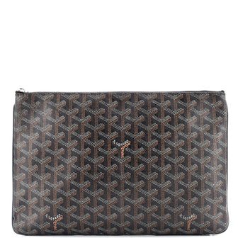 Goyard Senat Zip Pouch Coated Canvas MM