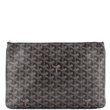 Goyard Senat Zip Pouch Coated Canvas MM