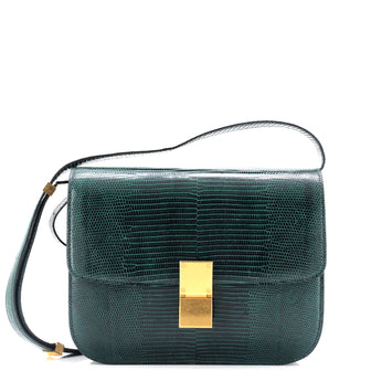 Celine Classic Box Bag Lizard Medium