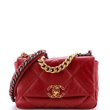 Chanel 19 Flap Bag Quilted Leather Medium