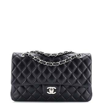 Chanel Classic Double Flap Bag Quilted Lambskin Medium