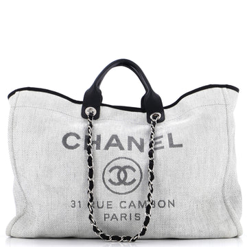 Chanel Deauville Tote Raffia XL