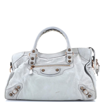 Balenciaga City Giant Studs Bag Leather Medium