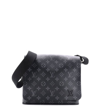 Louis Vuitton District Messenger Bag Monogram Eclipse Canvas PM