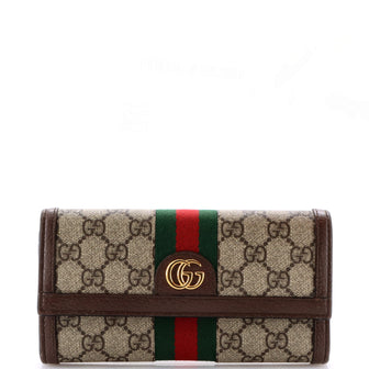 Gucci Ophidia Continental Wallet GG Coated Canvas