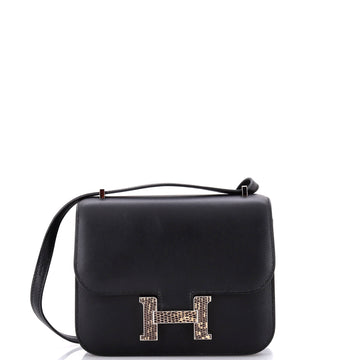 Hermes Constance Marquette Bag Monsieur with Lizard 18