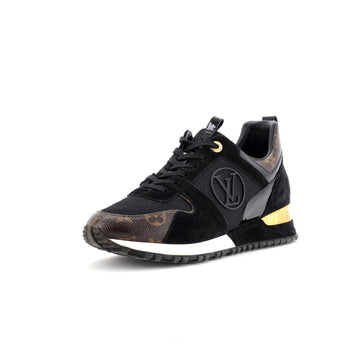 Louis Vuitton Women's Run Away Sneakers Mesh with Monogram Canvas and Suede