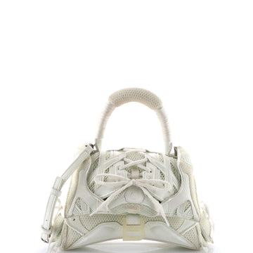 Balenciaga SneakerHead Top Handle Bag Mesh and Faux Leather Small