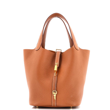 Hermes Picotin Lock Bag Clemence MM
