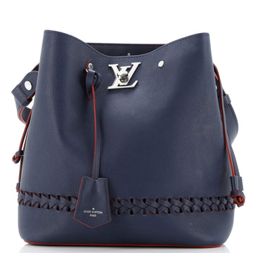Louis Vuitton Lockme Bucket Bag Braided Leather