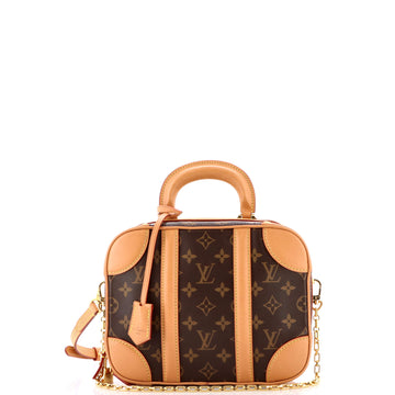 Louis Vuitton Valisette Handbag Monogram Canvas PM