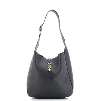 Saint Laurent Le 5 a 7 Supple Hobo Leather Small