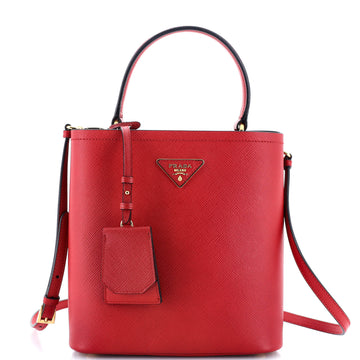 Prada Panier Bucket Bag Saffiano Leather Medium