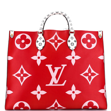 Louis Vuitton OnTheGo Tote Limited Edition Colored Monogram Giant GM