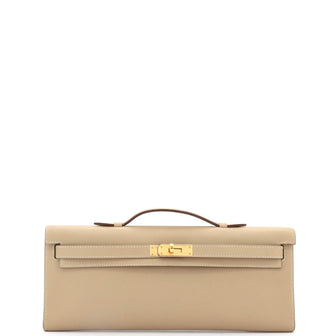 Hermes Kelly Cut Pochette Swift