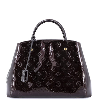 Louis Vuitton Montaigne Handbag Monogram Vernis MM