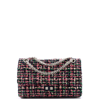 Chanel Reissue 2.55 Flap Bag Quilted Tweed with Resin Detail 225