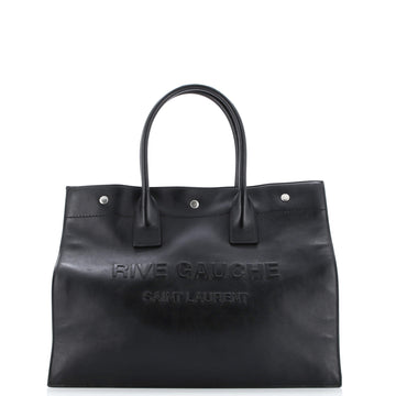 Saint Laurent Rive Gauche Shopper Tote Leather Small