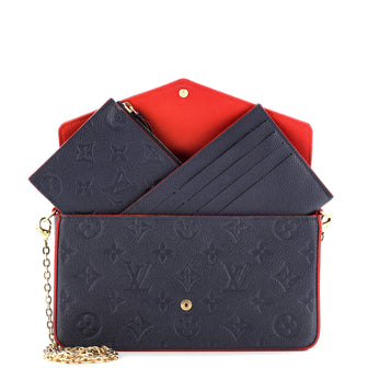 Louis Vuitton Felicie Pochette Monogram Empreinte Leather