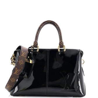 Louis Vuitton Miroir Handbag Vernis with Monogram Canvas