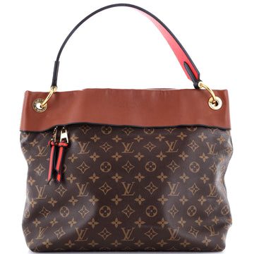 Louis Vuitton Tuileries Hobo Monogram Canvas with Leather