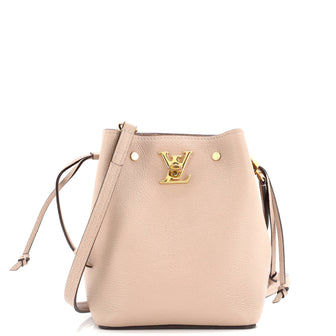 Louis Vuitton Lockme Bucket Bag Leather Nano