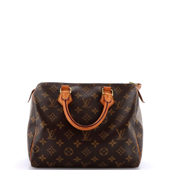 Louis Vuitton Speedy Handbag Monogram Canvas 25