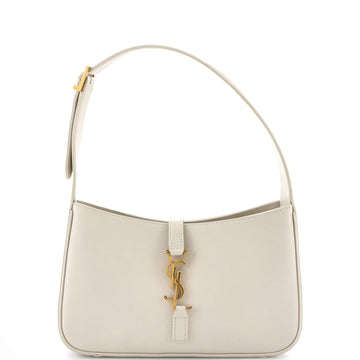 Saint Laurent Le 5 a 7 Hobo Leather Small