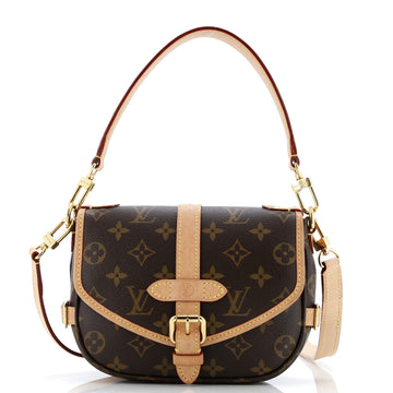 Louis Vuitton Saumur Handbag Monogram Canvas BB