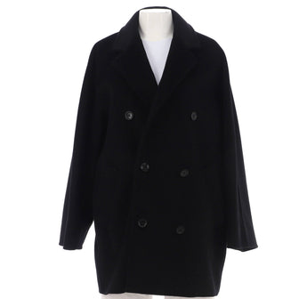 Max Mara Women's 101801 Icon Double Breasted Short Coat Wool and Cashmere Blend