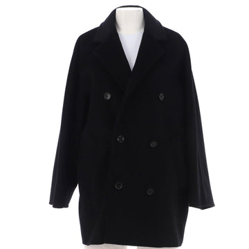 Max Mara Women's 101801 Icon Double Breasted Short Coat Wool and Cashmere Blend
