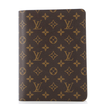 Louis Vuitton Desk Agenda Cover Monogram Canvas