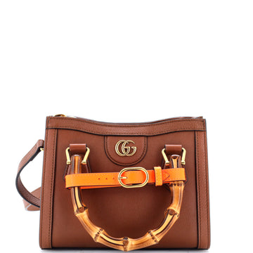 Gucci Diana NM Bamboo Handle Tote Leather Mini
