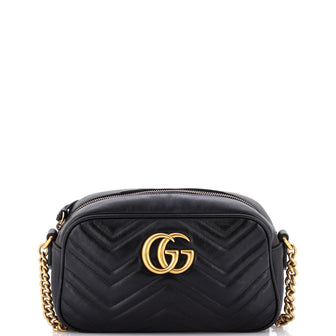Gucci GG Marmont Shoulder Bag Matelasse Leather Small
