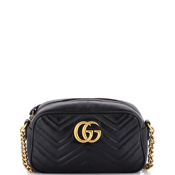 Gucci GG Marmont Shoulder Bag Matelasse Leather Small