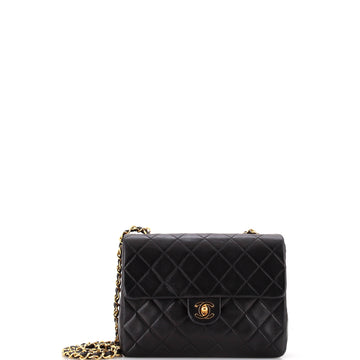 Chanel Vintage Square Classic Flap Bag Quilted Lambskin Small