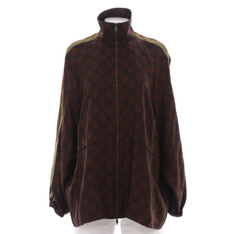 Gucci Women's Zip Track Jacket GG Silk