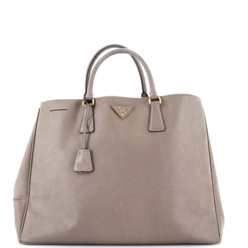 Prada Double Zip Lux Tote Saffiano Leather XL