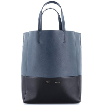 Celine Vertical Bi-Cabas Tote Grained Calfskin Small