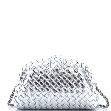 Bottega Veneta Lauren 1980 Clutch with Chain Intrecciato Nappa Teen
