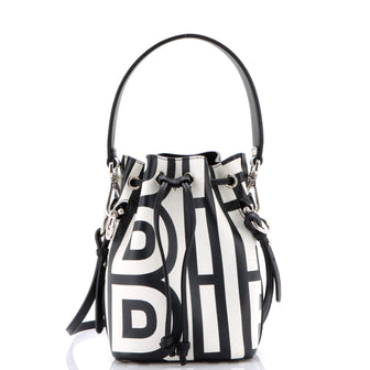 Fendi x Marc Jacobs Mon Tresor Bucket Bag Printed Leather Mini