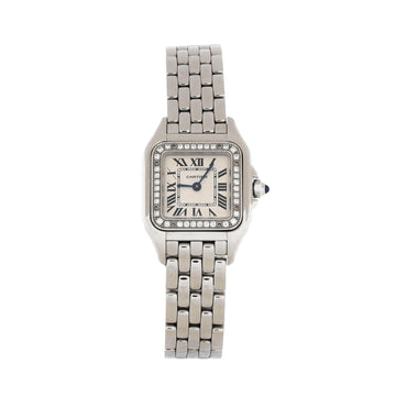 Cartier Panthere de Cartier Quartz Watch Stainless Steel with Diamond Bezel 22