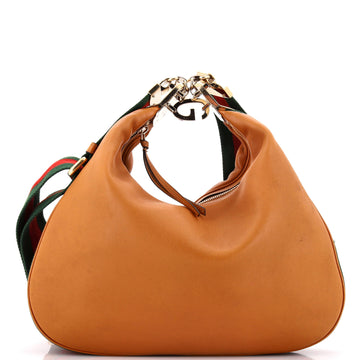 Gucci Attache Shoulder Bag Leather Medium