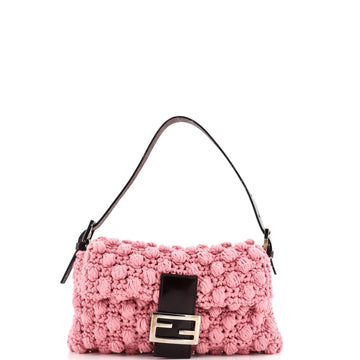 Fendi Baguette Bag Knit Fabric Small