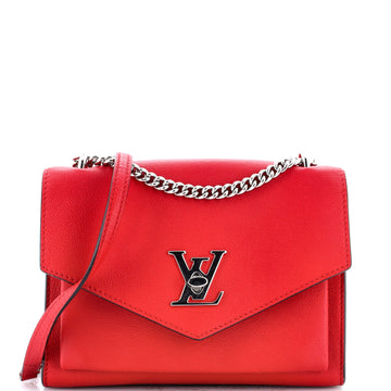 Louis Vuitton Mylockme Monochrome Handbag Leather BB