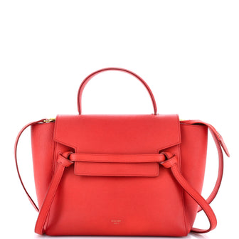 Celine Belt Bag Textured Leather Micro