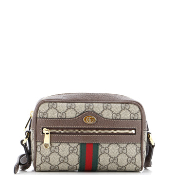 Gucci Ophidia Shoulder Bag GG Coated Canvas Mini
