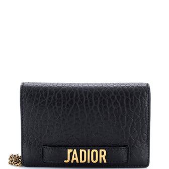 Christian Dior J'Adior Wallet on Chain Leather