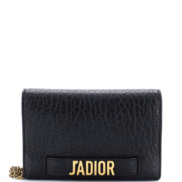 Christian Dior J'Adior Wallet on Chain Leather